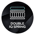 Серия «Double IQ Spring». Экстра-комфортные высокие матрасы с топпером